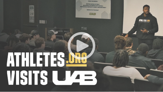 Athletes.org visits UAB